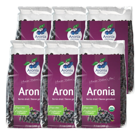 Organic Aronia Berries Dried 200 g (7.1 oz)