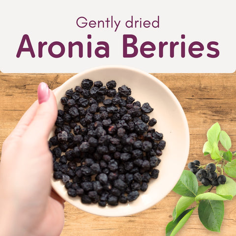 Organic Aronia Berries Dried 500 g (17.6 oz)