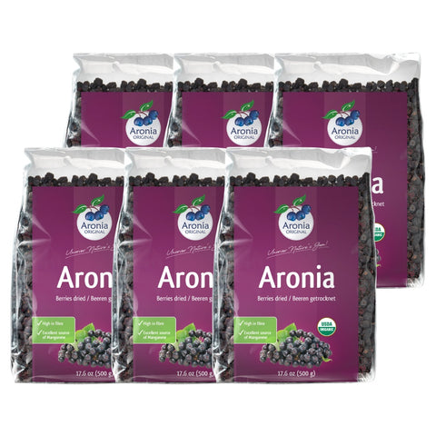 Organic Aronia Berries Dried 500 g (17.6 oz)