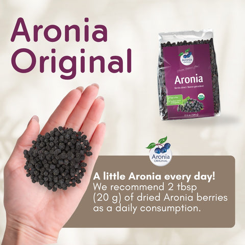 Organic Aronia Berries Dried 500 g (17.6 oz)