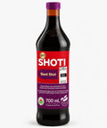 Shoti Beet Shot 700 ml bottle by Aronia ORIGINAL with red and purple label, front view
