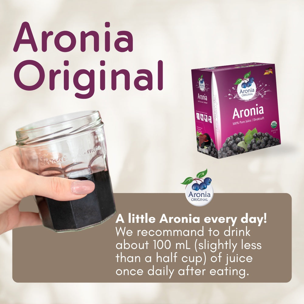 Organic Aronia Berry Juice Box | Not from Concentrate | J&J Aronia