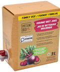 Organic Beet Juice 3 L Bag-in-Box – Canada packaging, front view