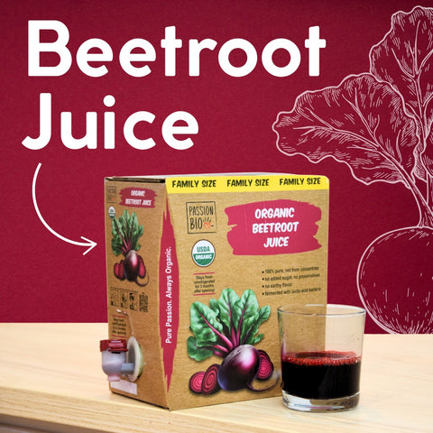 Organic Beet Juice Box 101.4 Fl Oz (3 Liter) 100% Pure