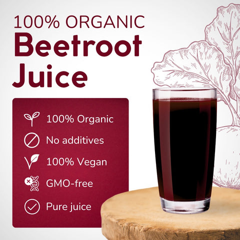Organic Beet Juice Box 101.4 Fl Oz (3 Liter) 100% Pure