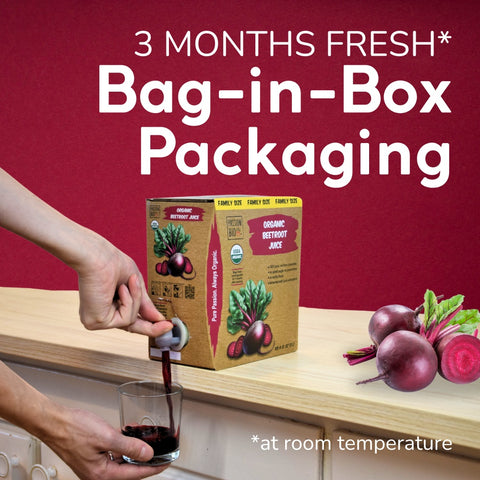 Organic Beet Juice Box 101.4 Fl Oz (3 Liter) 100% Pure