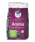 Organic Dried Aronia Berries 200 g pouch – Canada packaging, front view