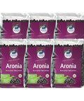 Organic Dried Aronia Berries 500 g, pack of 6 pouches – Canada packaging