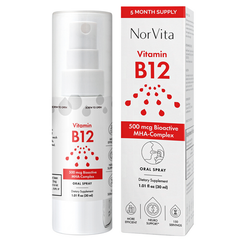 Vitamin B12 Spray 500 mcg (150 Servings)