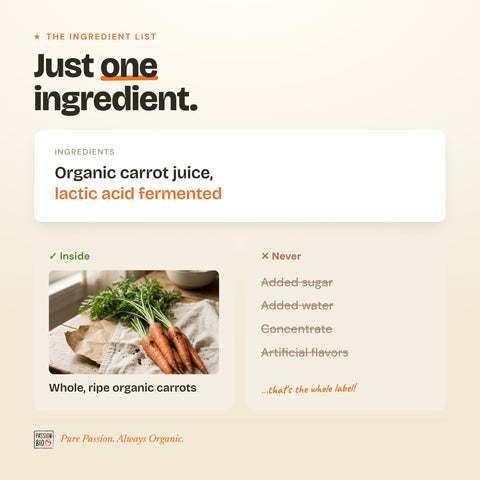 Organic Carrot Juice Box 3 Litre (101.4 Fl Oz) — 100% Pure