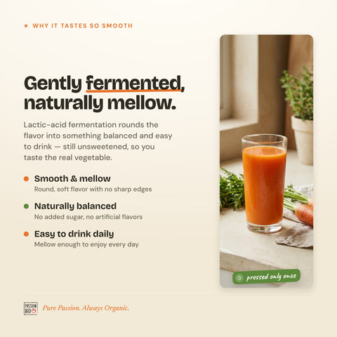 Organic Carrot Juice Box 3 Litre (101.4 Fl Oz) — 100% Pure