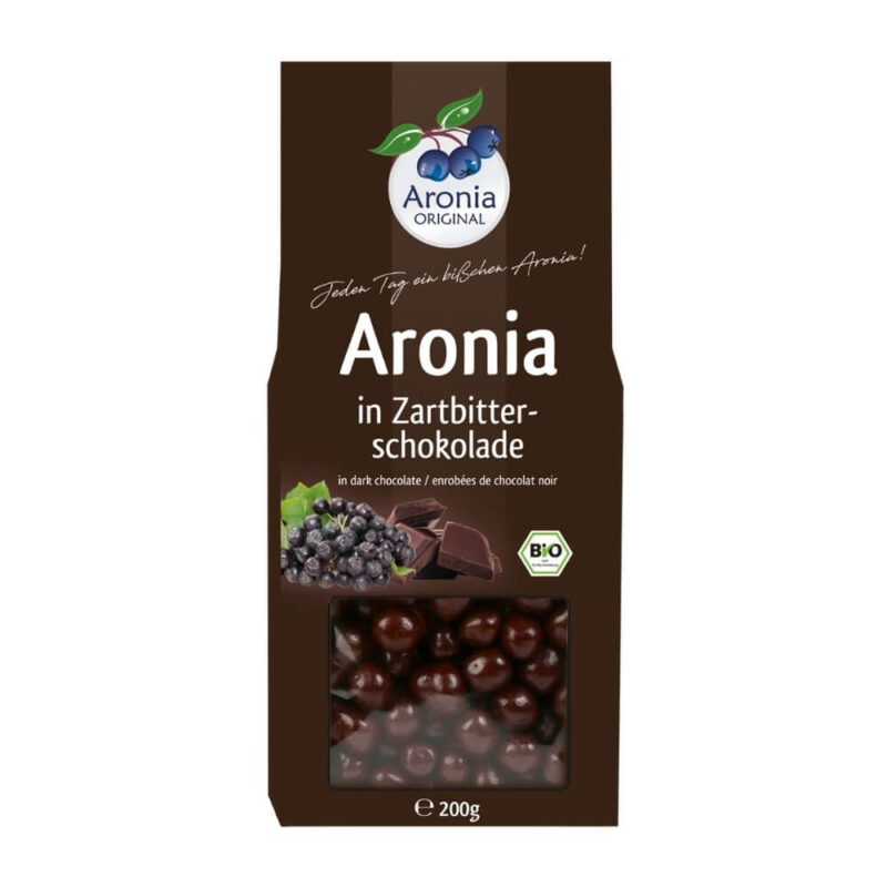 Aronia ORIGINAL dried aronia berries covered with dark chocolate