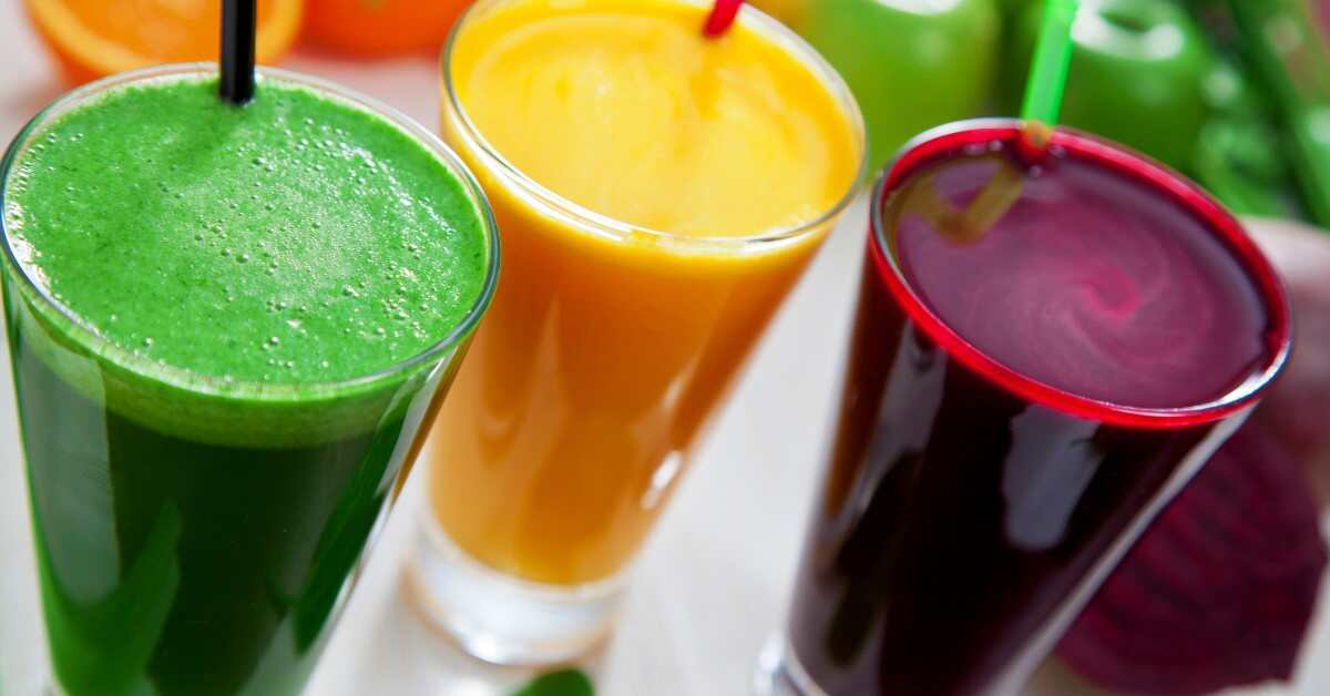 Healthy fruit juices
